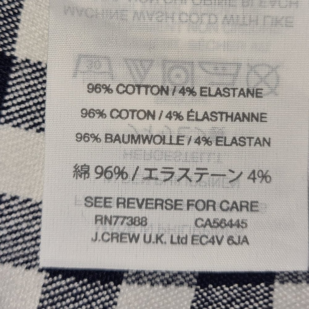 J.Crew NWT Martie Gingham Ankle Pants size 8 - Picture 9 of 9